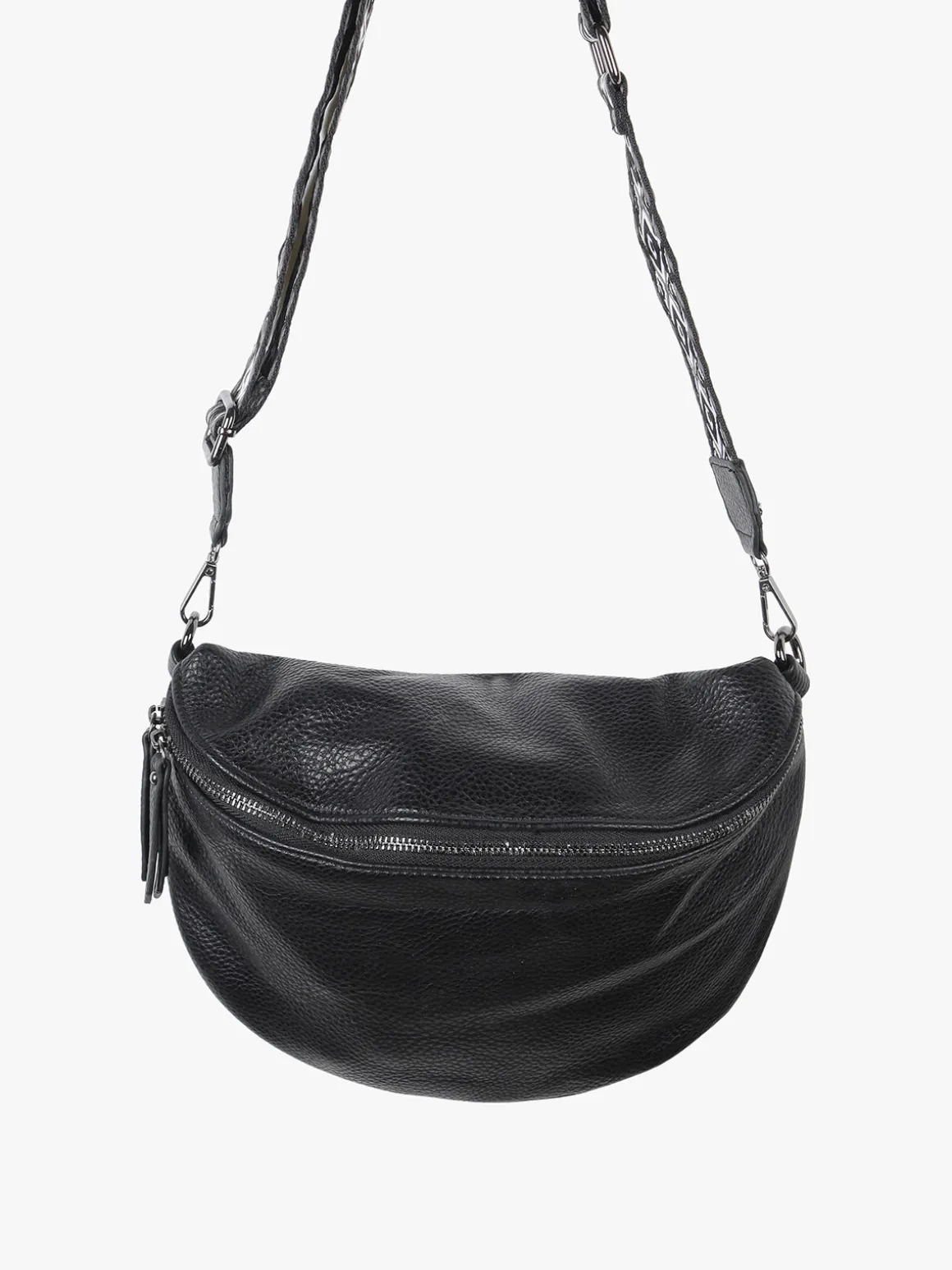 Solada Marsupio donna in con zip e tracolla stampata