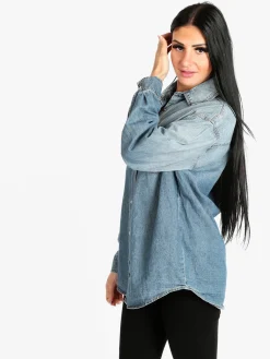 Solada Maxi camicia in jeans da donna