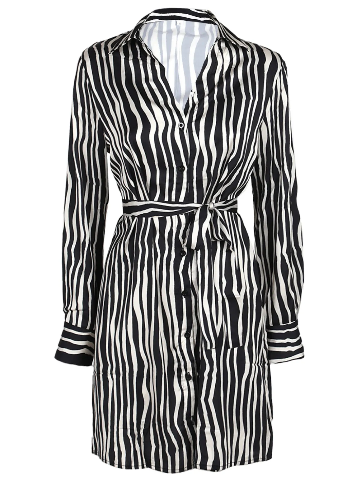 Solada Maxi camicia lunga da donna bicolore