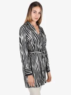 Solada Maxi camicia lunga da donna bicolore
