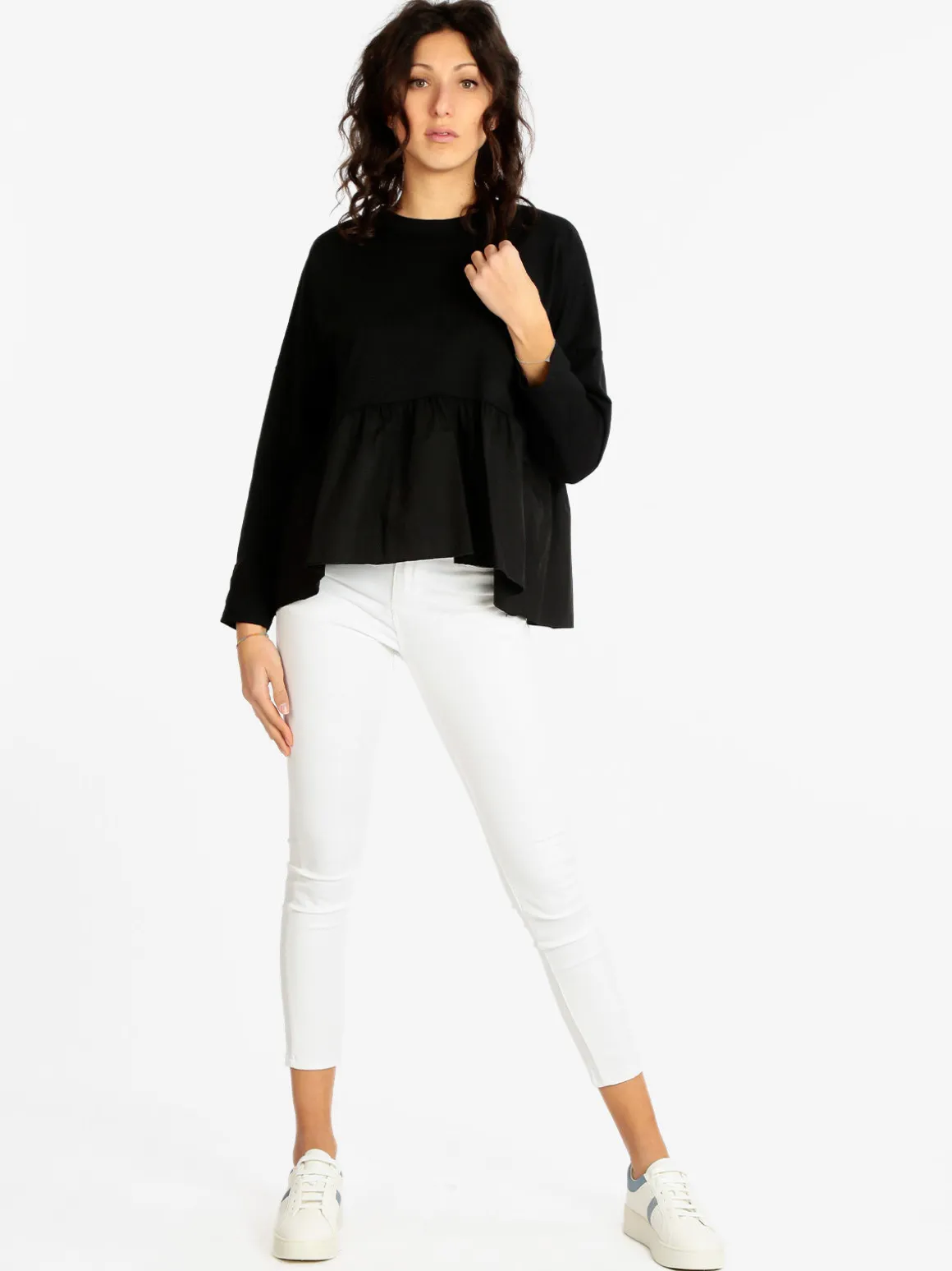 Solada Maxi maglia donna con balza