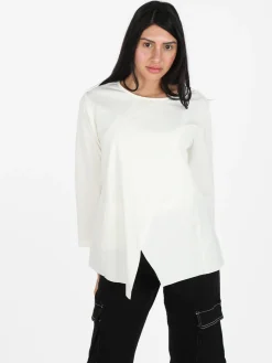 Solada Maxi t-shirt da donna oversize a maniche lunghe