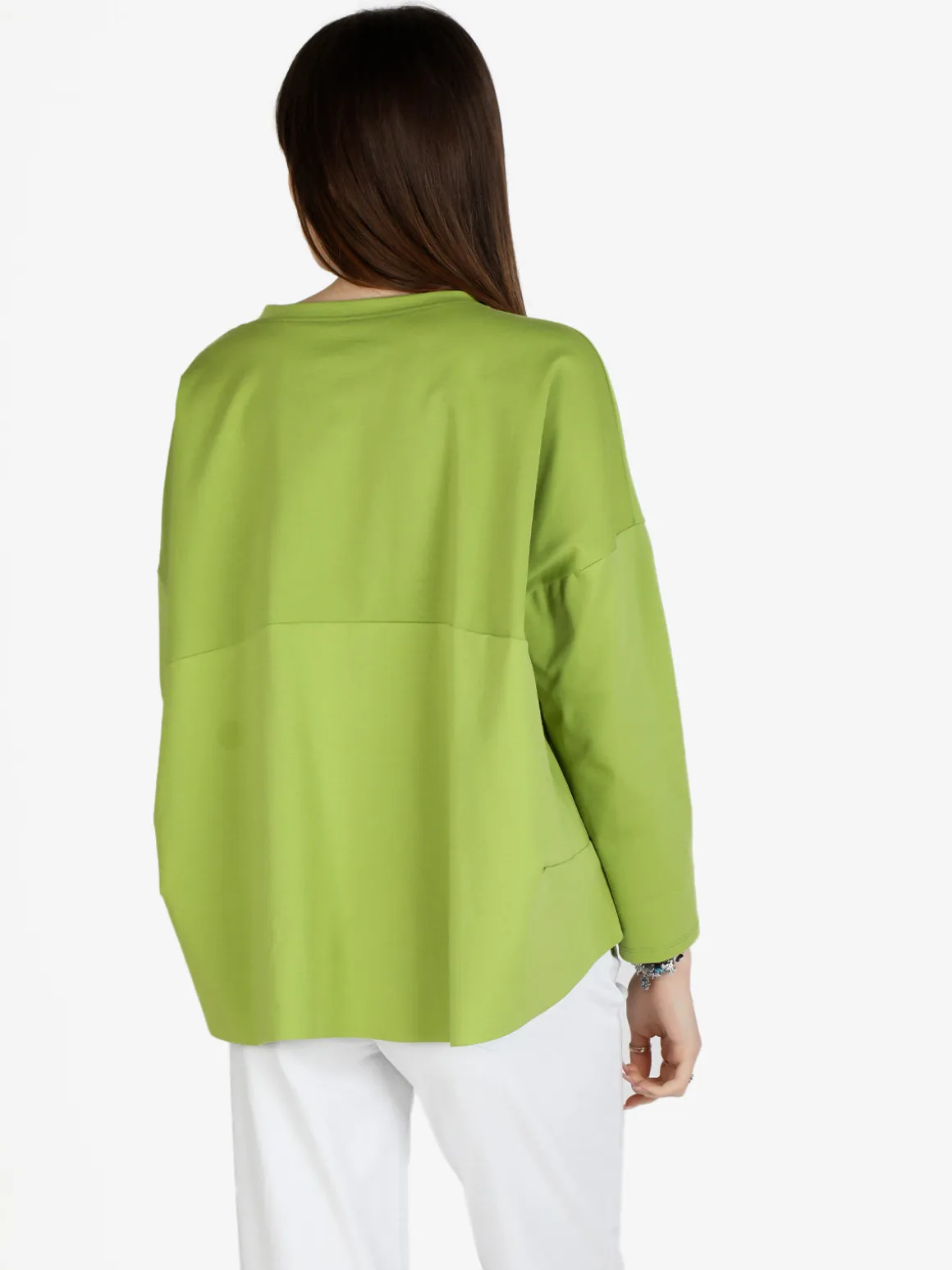 Solada Maxi t-shirt donna oversize con taschino