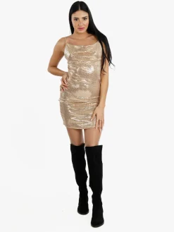Solada Mini abito da donna con paillettes