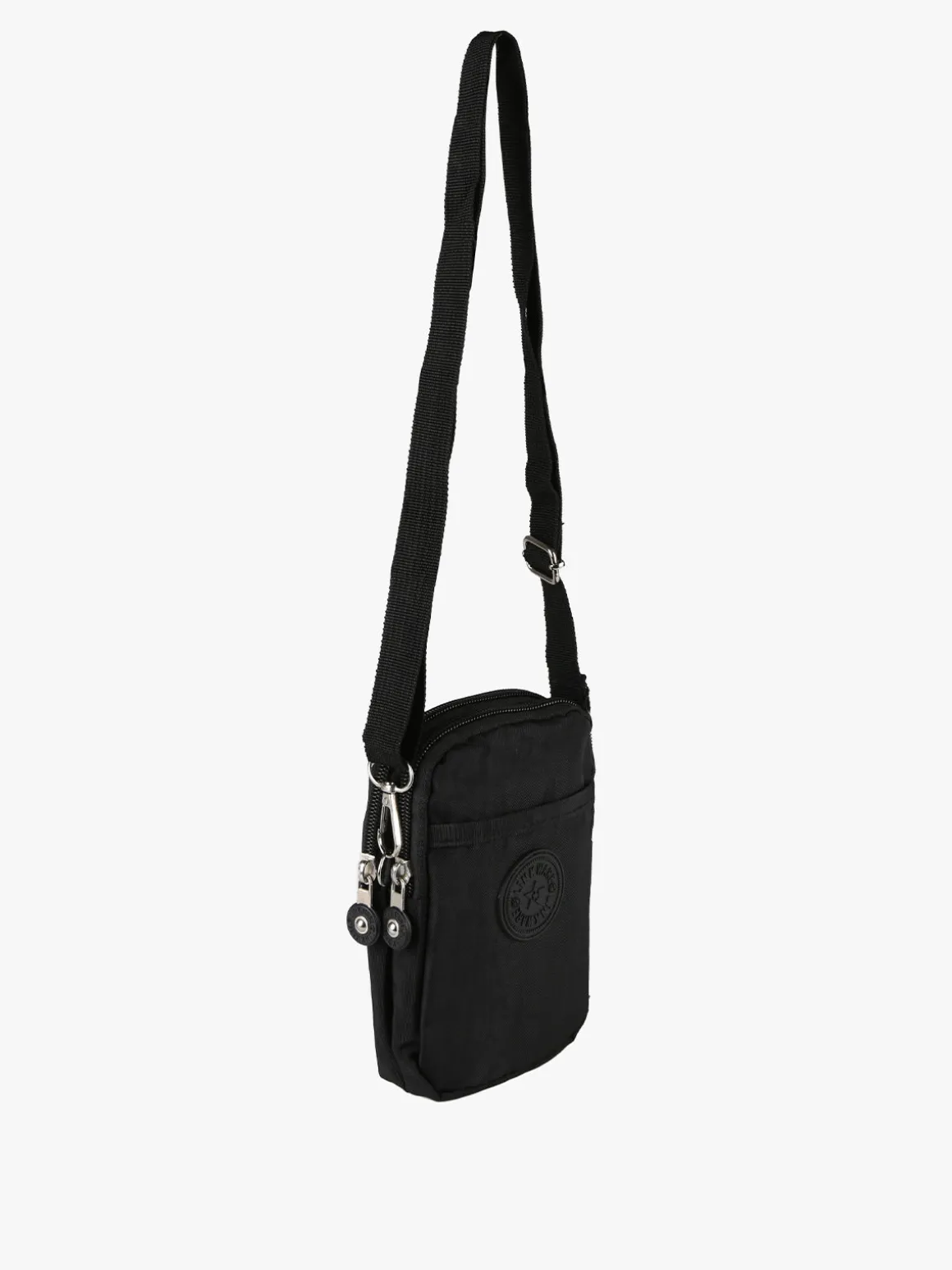 Solada Mini borsello da donna a tracolla in nylon - nero