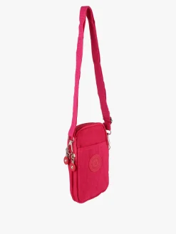 Solada Mini borsello da donna a tracolla in nylon - fucsia
