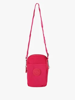 Solada Mini borsello da donna a tracolla in nylon - fucsia