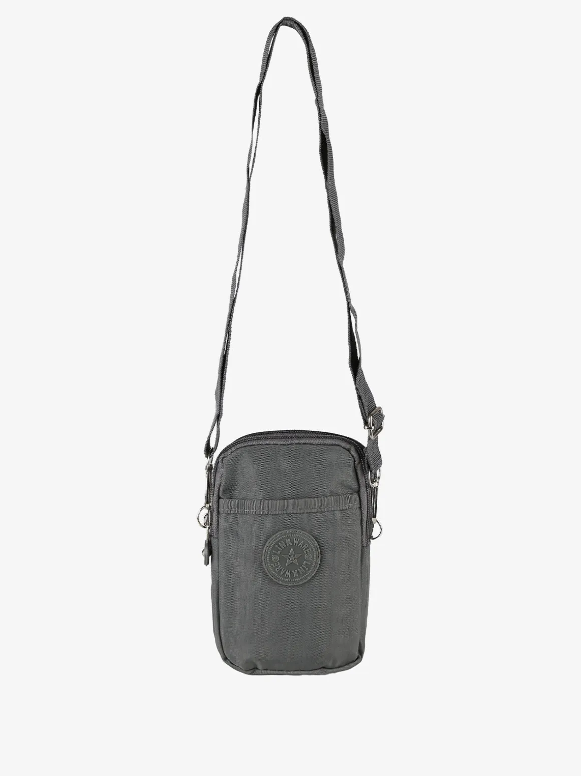 Solada Mini borsello da donna a tracolla in nylon - grigio