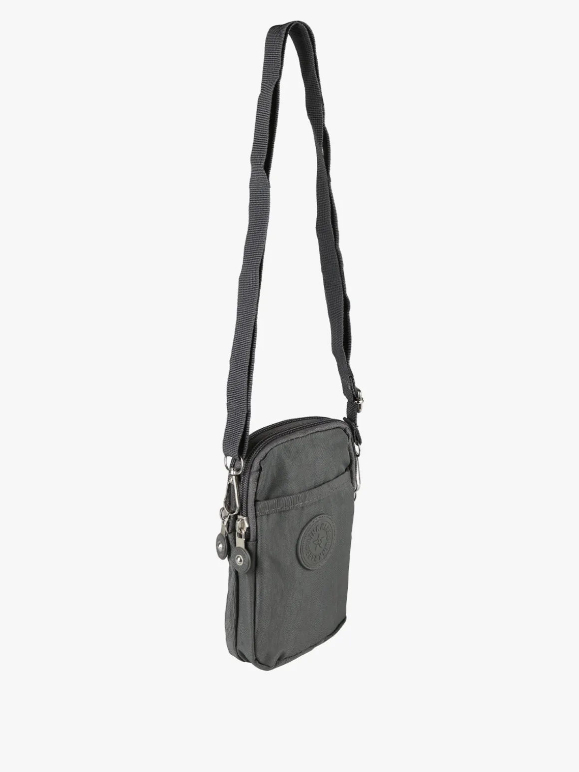 Solada Mini borsello da donna a tracolla in nylon - grigio