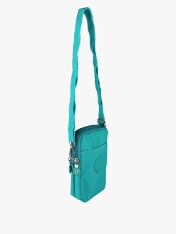 Solada Mini borsello da donna a tracolla in nylon - turchese