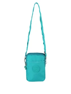 Solada Mini borsello da donna a tracolla in nylon - turchese