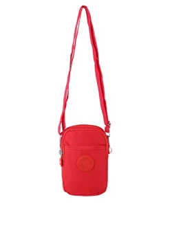 Solada Mini borsello da donna a tracolla in nylon - rosso