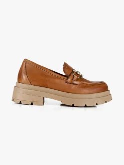 Solada Mocassini in pelle da donna con platform