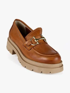 Solada Mocassini in pelle da donna con platform