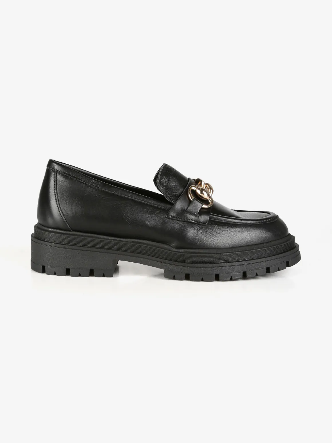 Solada Mocassini in pelle donna con platform