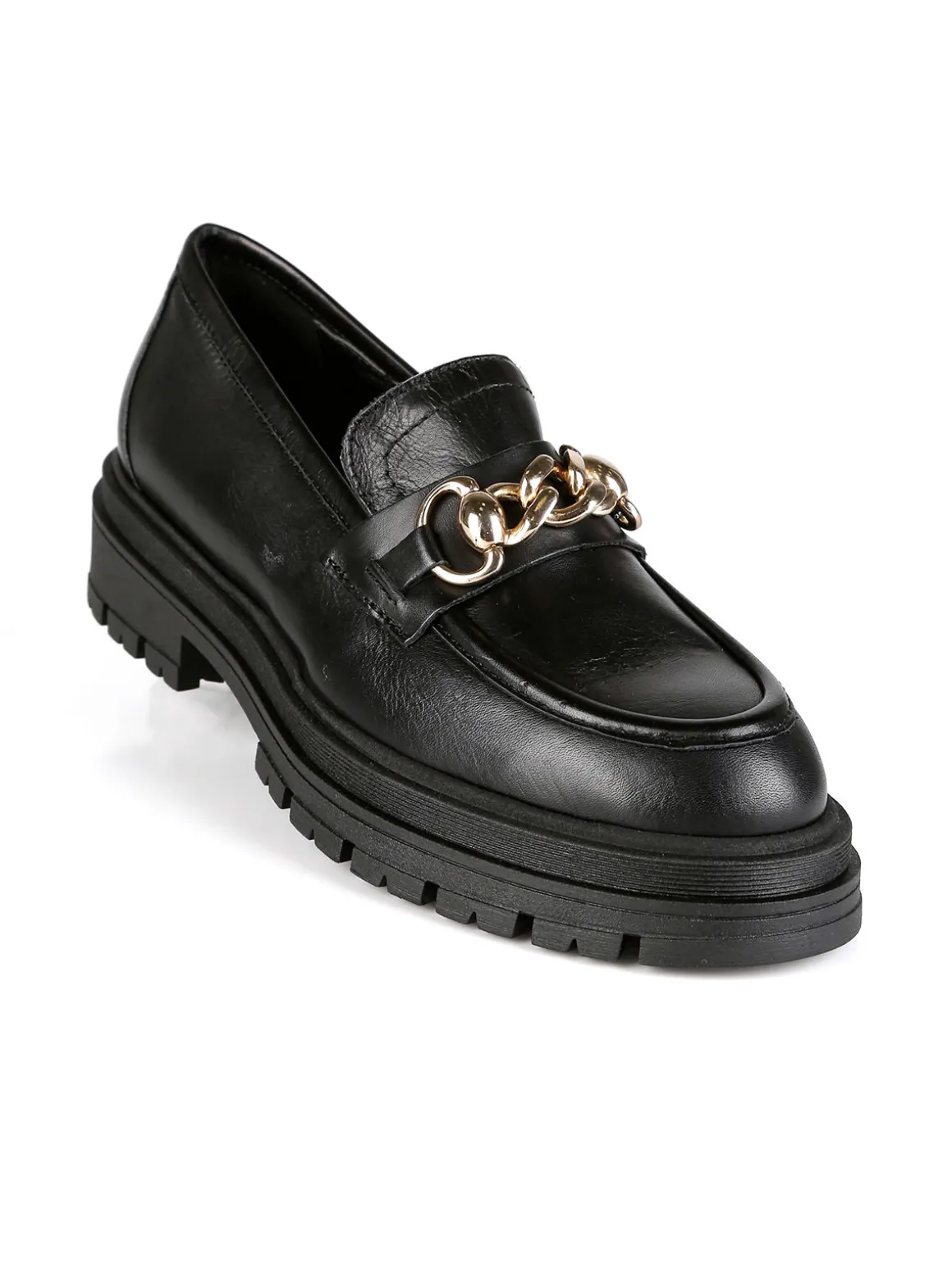 Solada Mocassini in pelle donna con platform
