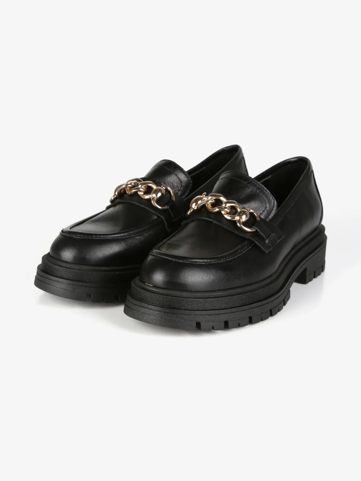 Solada Mocassini in pelle donna con platform