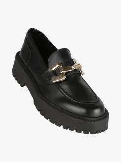 Solada Mocassini in pelle donna con platform