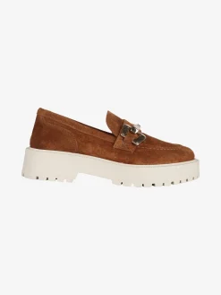 Solada Mocassini in pelle donna con platform