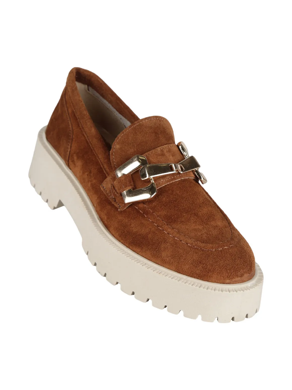 Solada Mocassini in pelle donna con platform