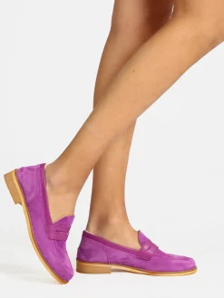 Solada Mocassini in pelle scamosciata donna
