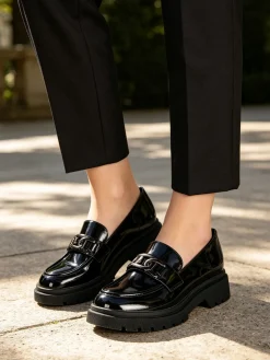 Solada Mocassino donna con cinturino e plantform