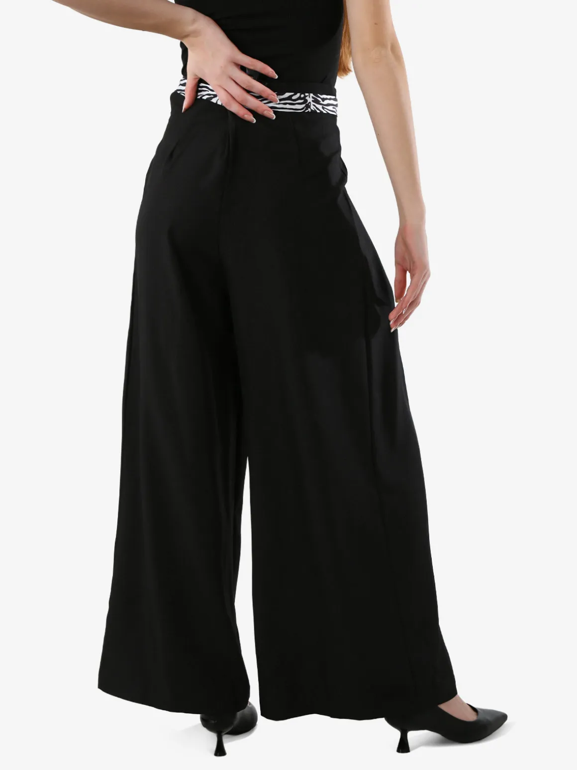 Solada Pantaloni a palazzo da donna - nero