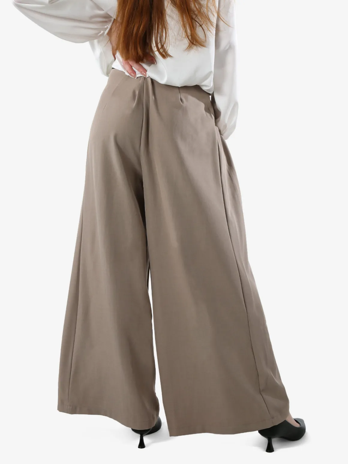Solada Pantaloni a palazzo da donna - khaki