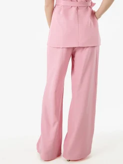 Solada Pantaloni casual da donna a gamba larga - rosa