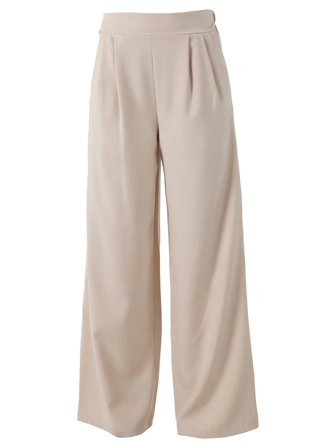 Solada Pantaloni casual da donna a gamba larga - beige