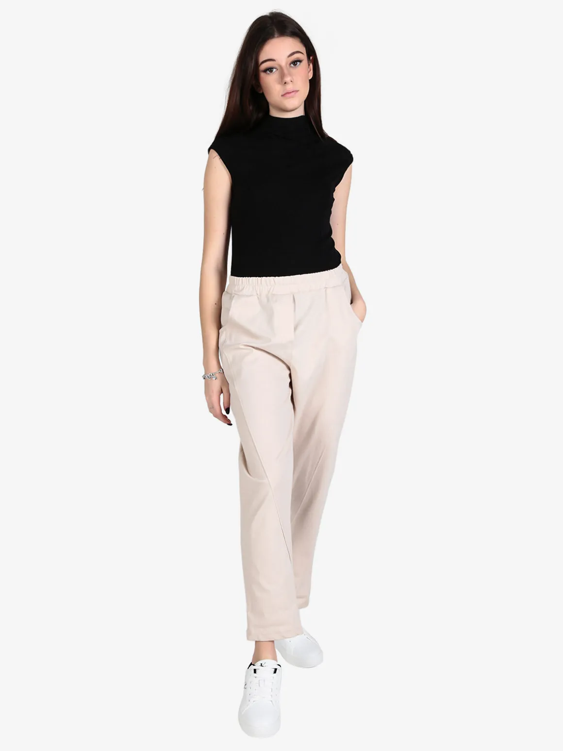Solada Pantaloni casual da donna con elastico