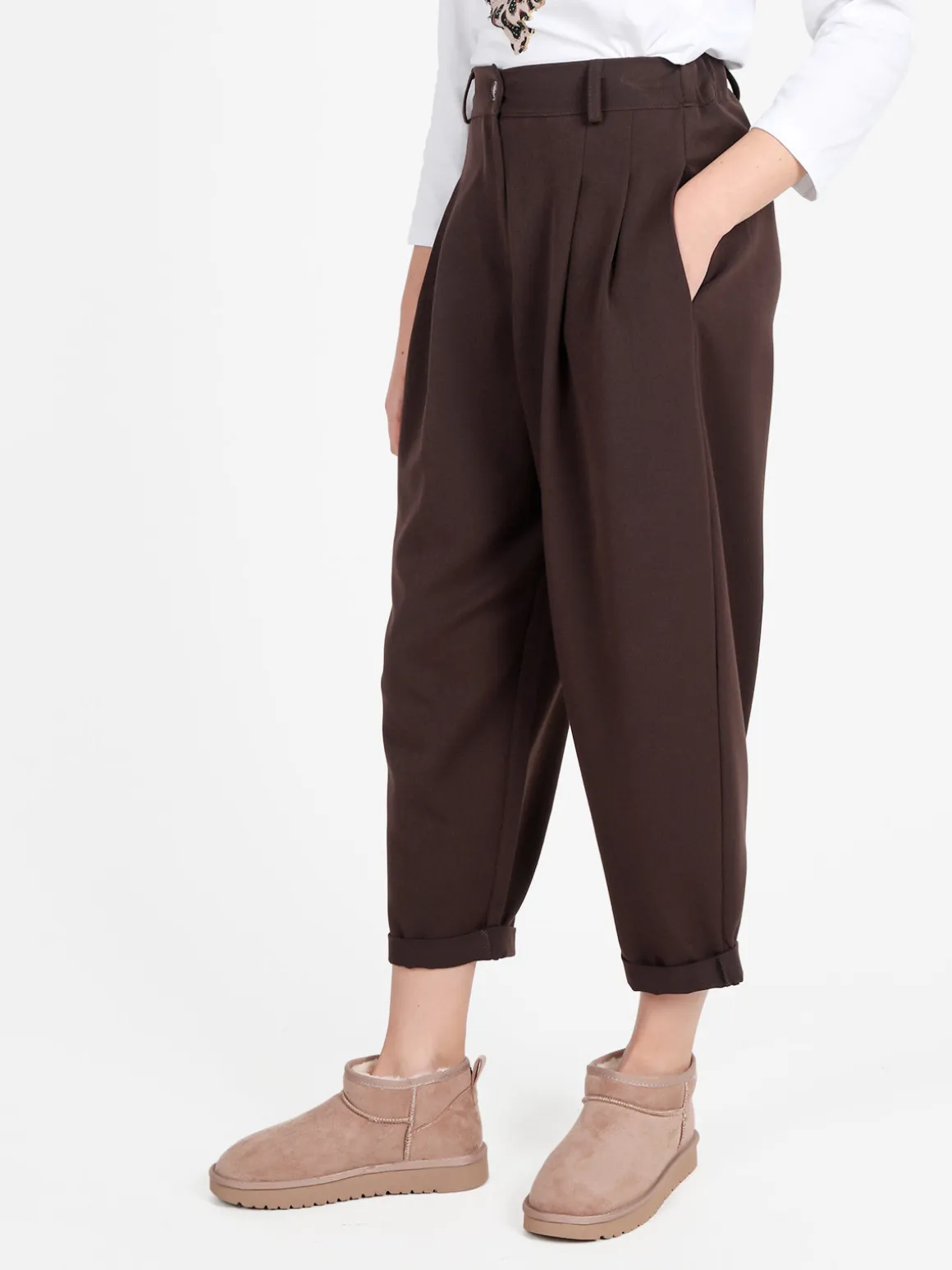 Solada Pantaloni casual da donna a palloncino