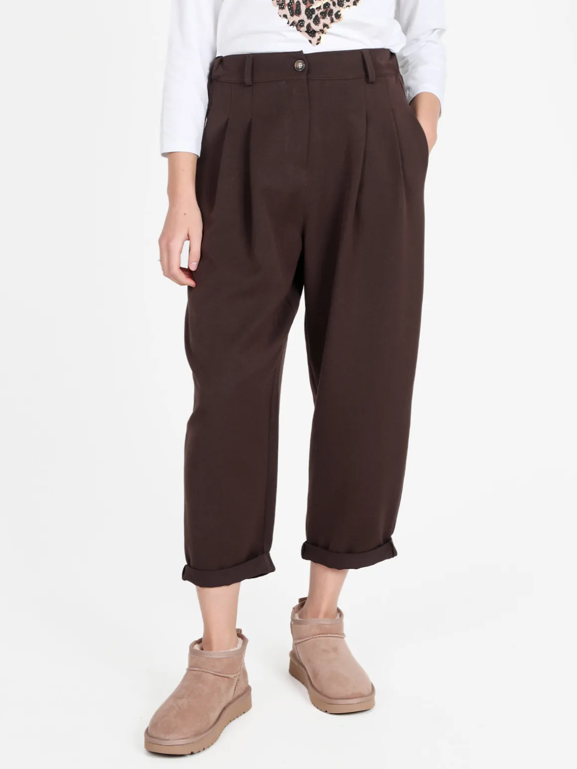 Solada Pantaloni casual da donna a palloncino