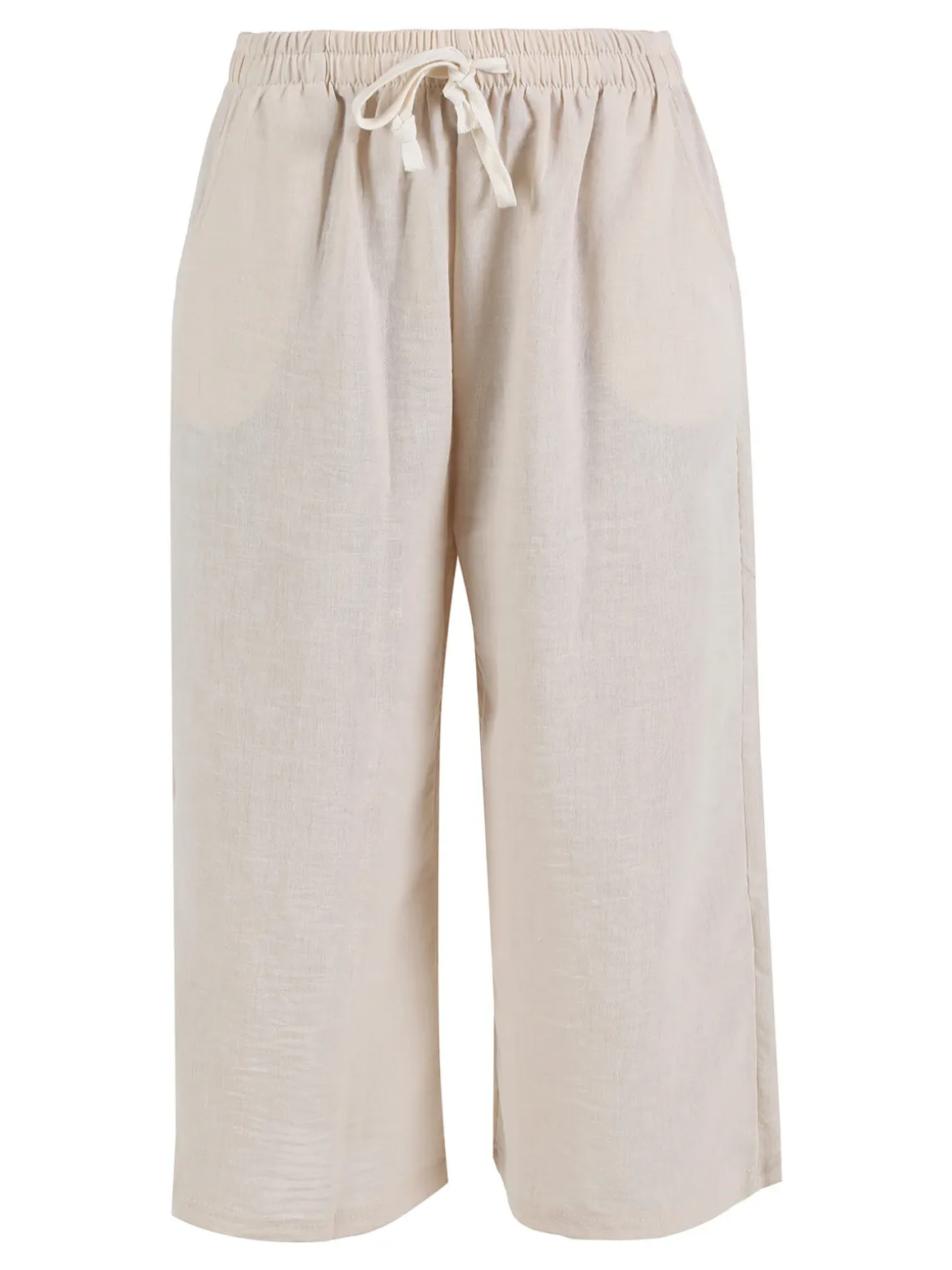 Solada Pantaloni cropped donna in misto cotone