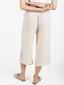 Solada Pantaloni cropped donna in misto cotone