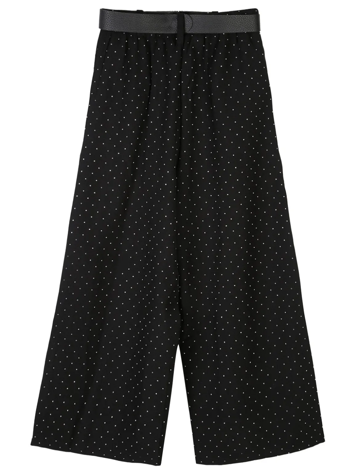 Solada Pantaloni culotte da bambina con strass e cintura