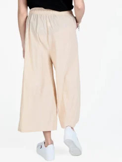 Solada Pantaloni culotte da donna in cotone con coulisse