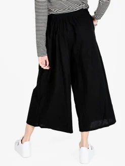 Solada Pantaloni culotte da donna in cotone con coulisse