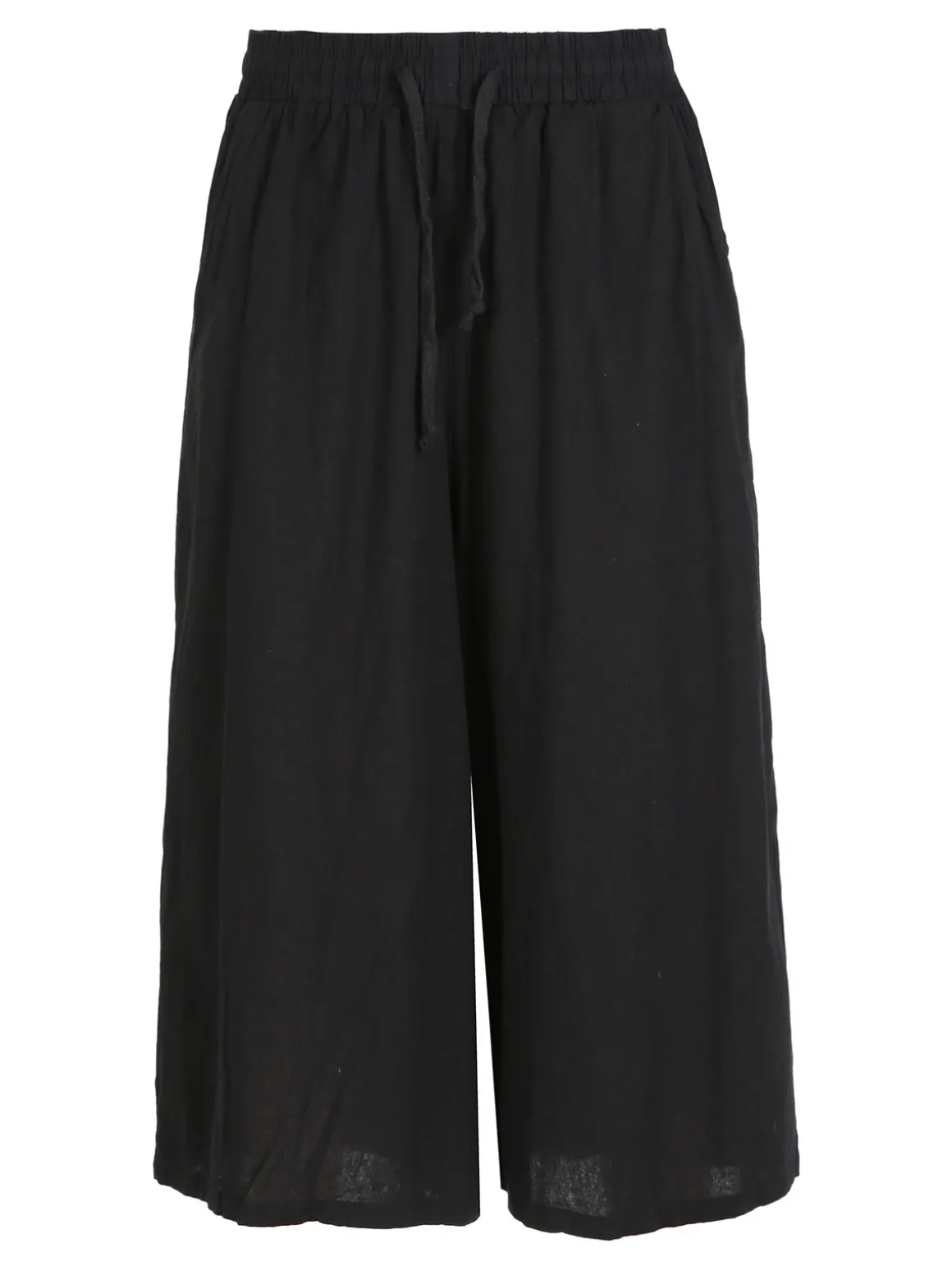 Solada Pantaloni culotte da donna in cotone con coulisse