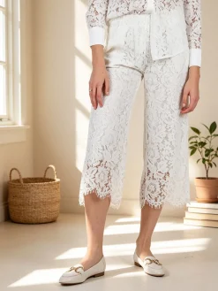 Solada Pantaloni culotte donna in pizzo