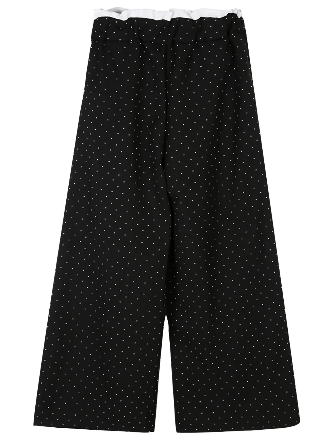 Solada Pantaloni da bambina a gamba larga con strass
