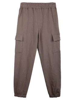 Solada Pantaloni da bambina felpati con tasconi