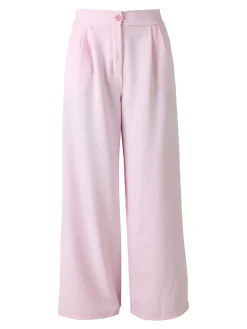 Solada Pantaloni da donna a gamba larga e vita alta - rosa