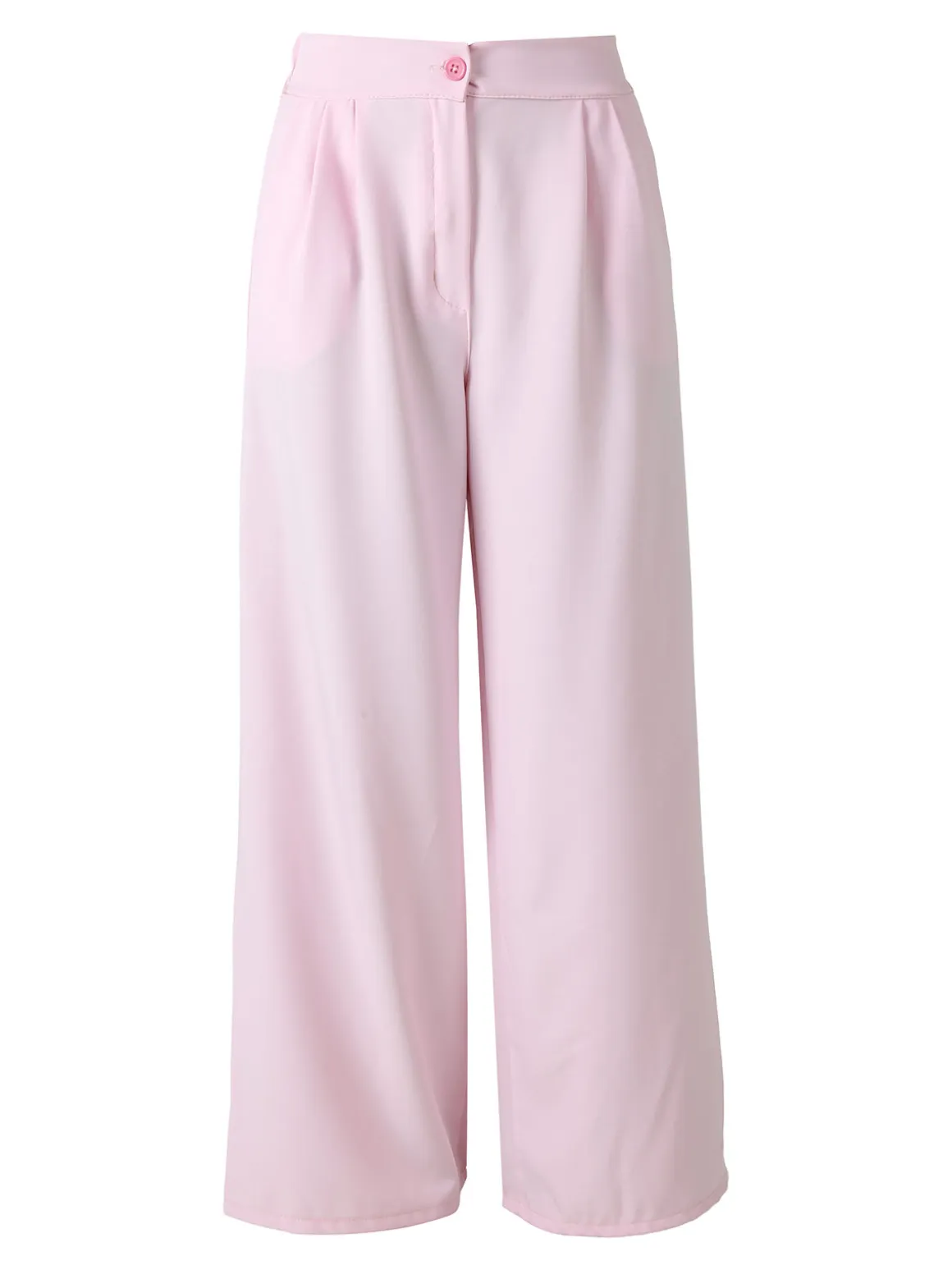 Solada Pantaloni da donna a gamba larga e vita alta - rosa