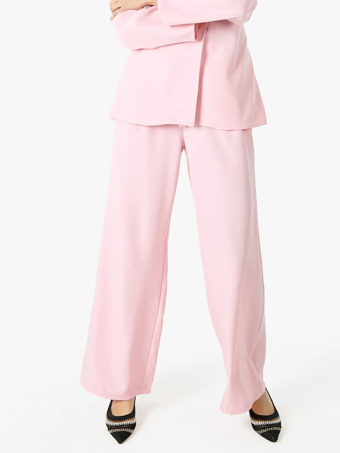 Solada Pantaloni da donna a gamba larga e dritta - rosa