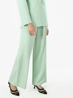 Solada Pantaloni da donna a gamba larga e dritta - acqua marina