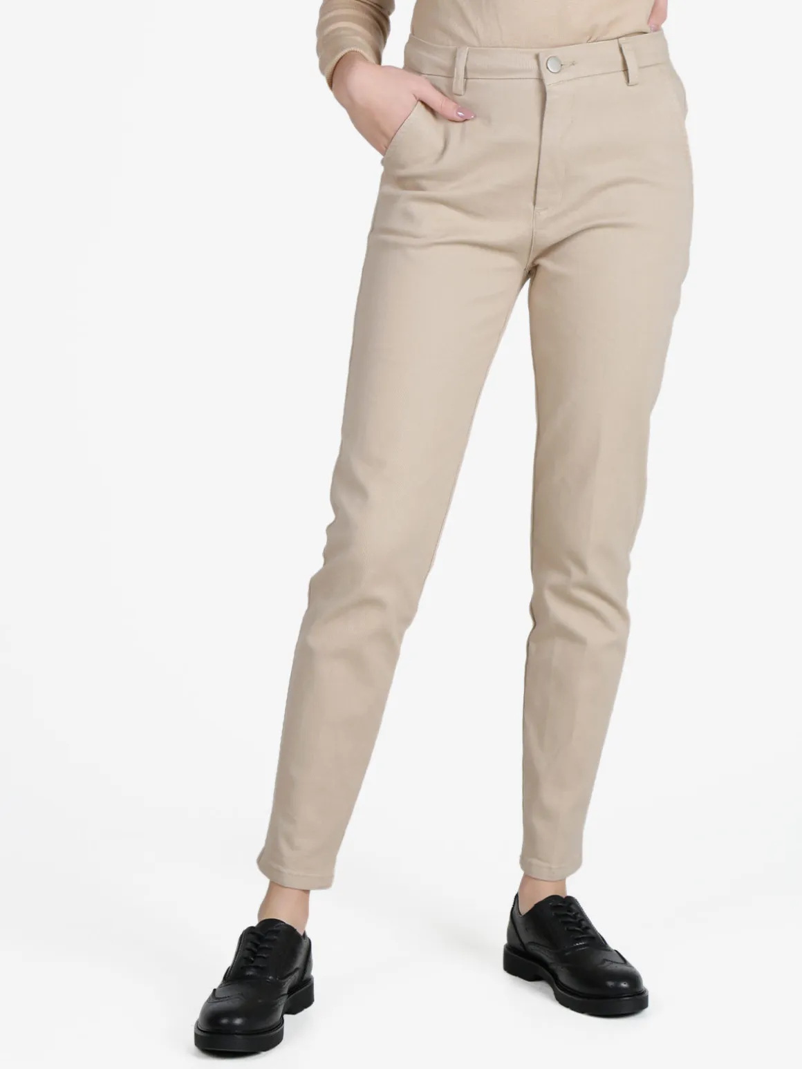 Solada Pantaloni da donna a vita bassa in cotone