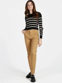 Solada Pantaloni da donna a vita bassa in cotone