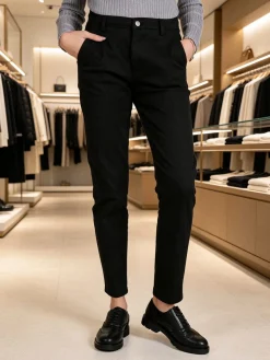 Solada Pantaloni da donna a vita bassa in cotone