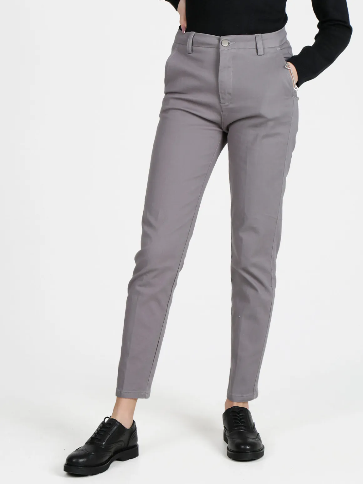 Solada Pantaloni da donna a vita bassa in cotone